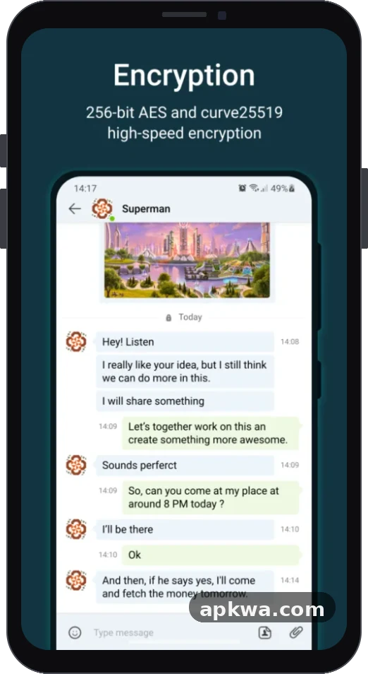 Utopia APK — Private Messenger screenshot2